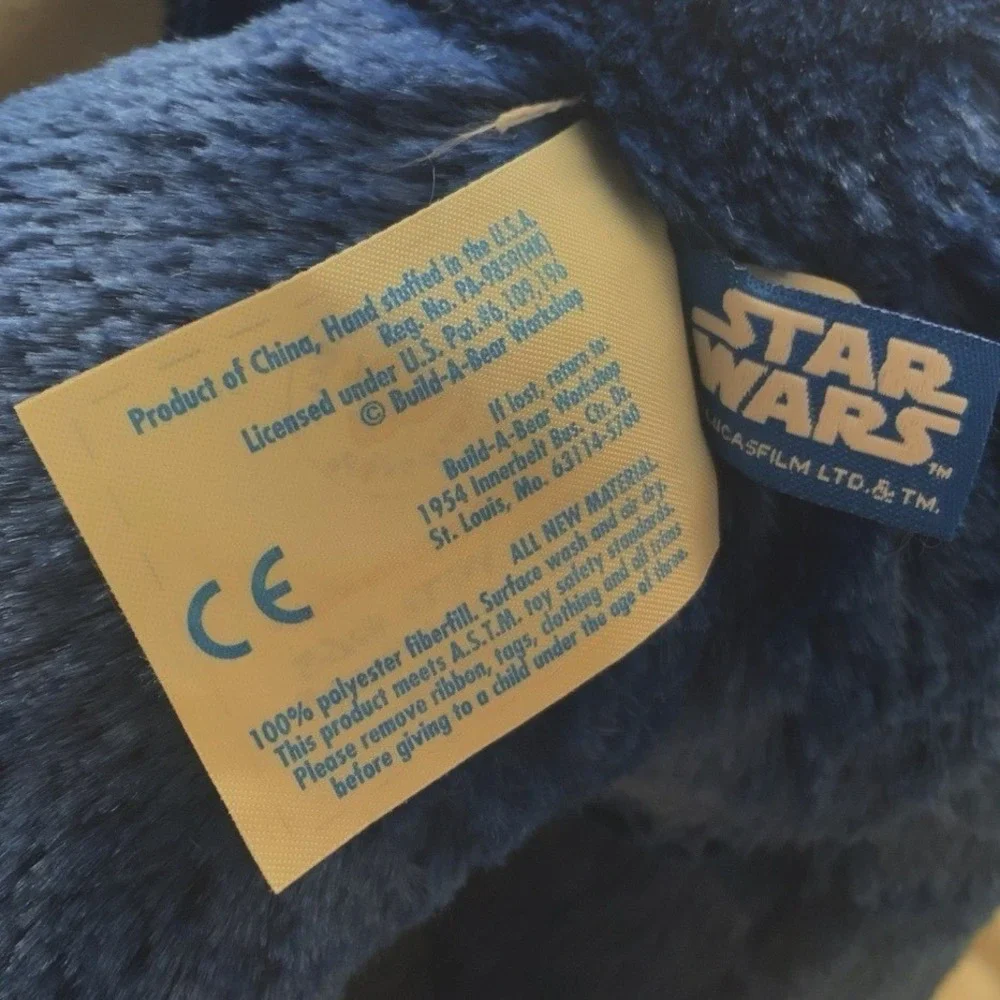 Build a Bear Star Wars Limited Edition Teddy Plush Stuffed Animal Blue Doll Toy